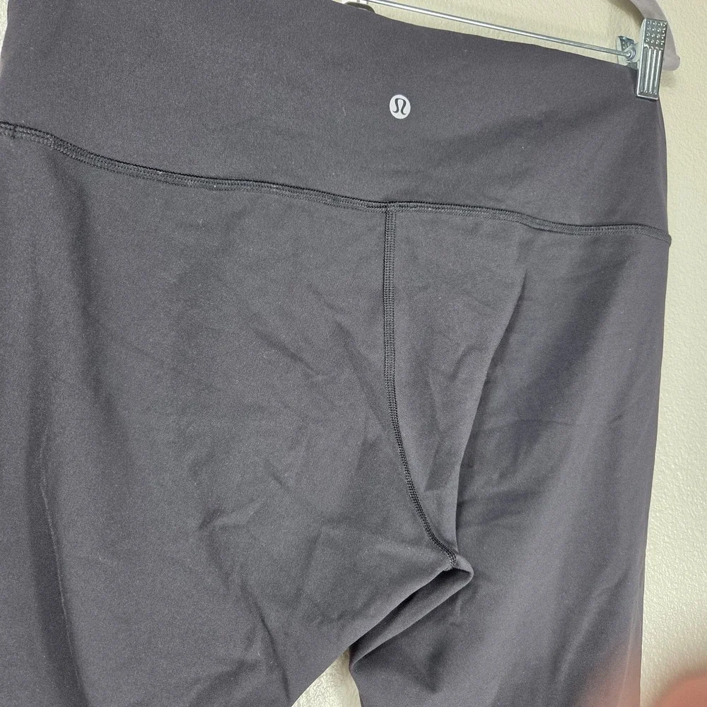Lululemon Black High Rise Leggings Women's Size 12 Yoga Athletic Pants
